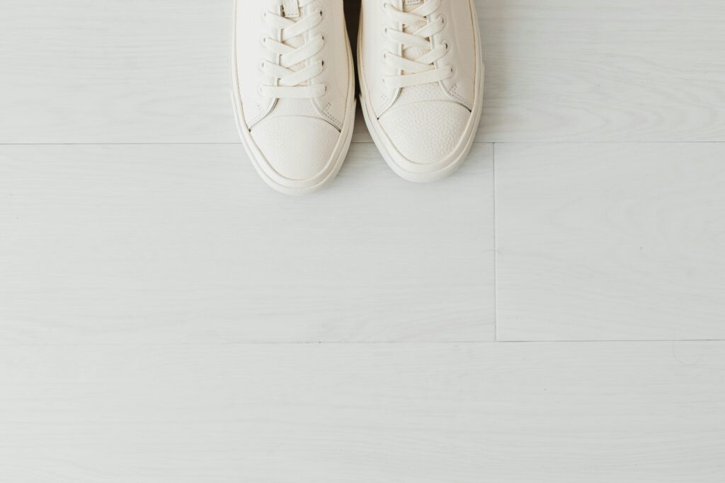 white running shoes